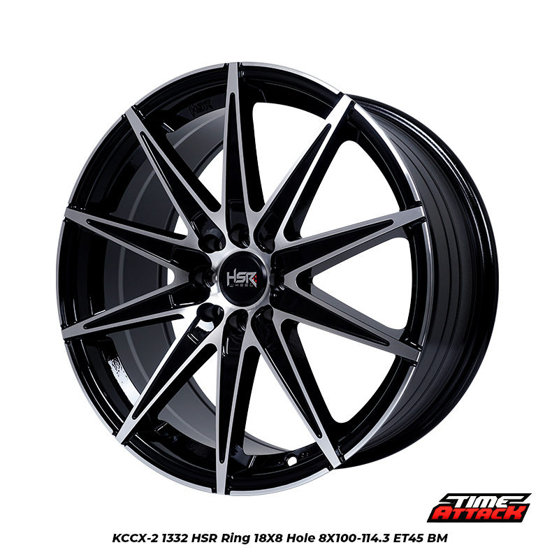 Velg Mobil Suzuki Fronx R18 HSR WHEEL Tipe Kccx Ring 18 - TIME ATTACK BOGOR