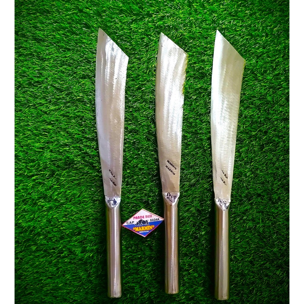 Pisau besar putihan bahan baja pir asli