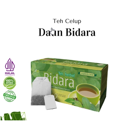 

Teh herbal daun bidara griya herba menurunkan kadar kolesterol dan membantu memelihara daya tahan tubuh isi 20 kantong teh