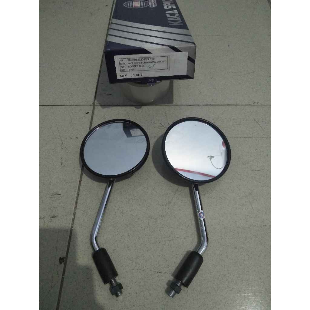Kaca Spion Mirror Assy Scoopy 2018 2019 Drat 14 Merk Win