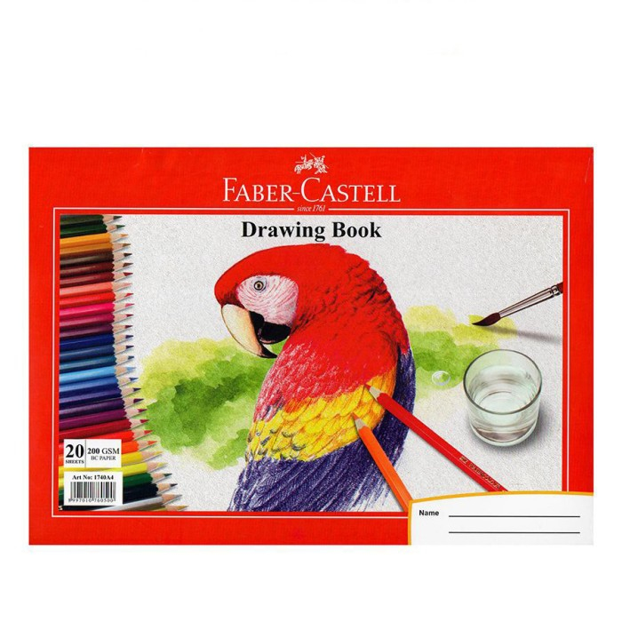 

Faber-Castell Buku Gambar A4 / Drawing Book A4 / Fc, Buku Gambar A4-1740A4