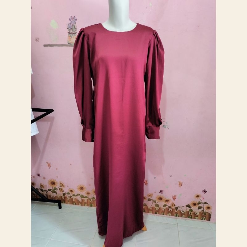 Dress satin • dress kondangan