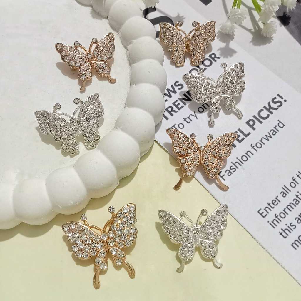 Bross dagu/Bros kecil kupu-kupu/Bros dagu korea/Bros grosir  murah
