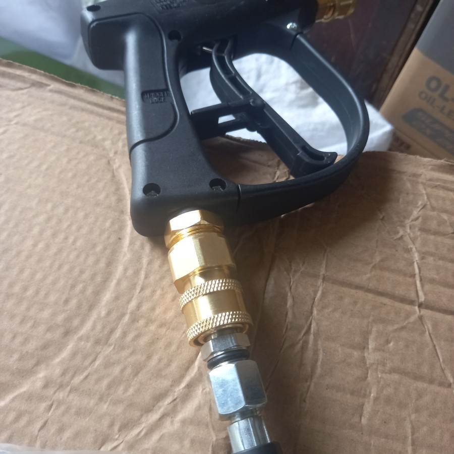 SAMBUNGAN SELANG M14 ke Gun M22 JET CLEANER Dari Selang Ke Gun