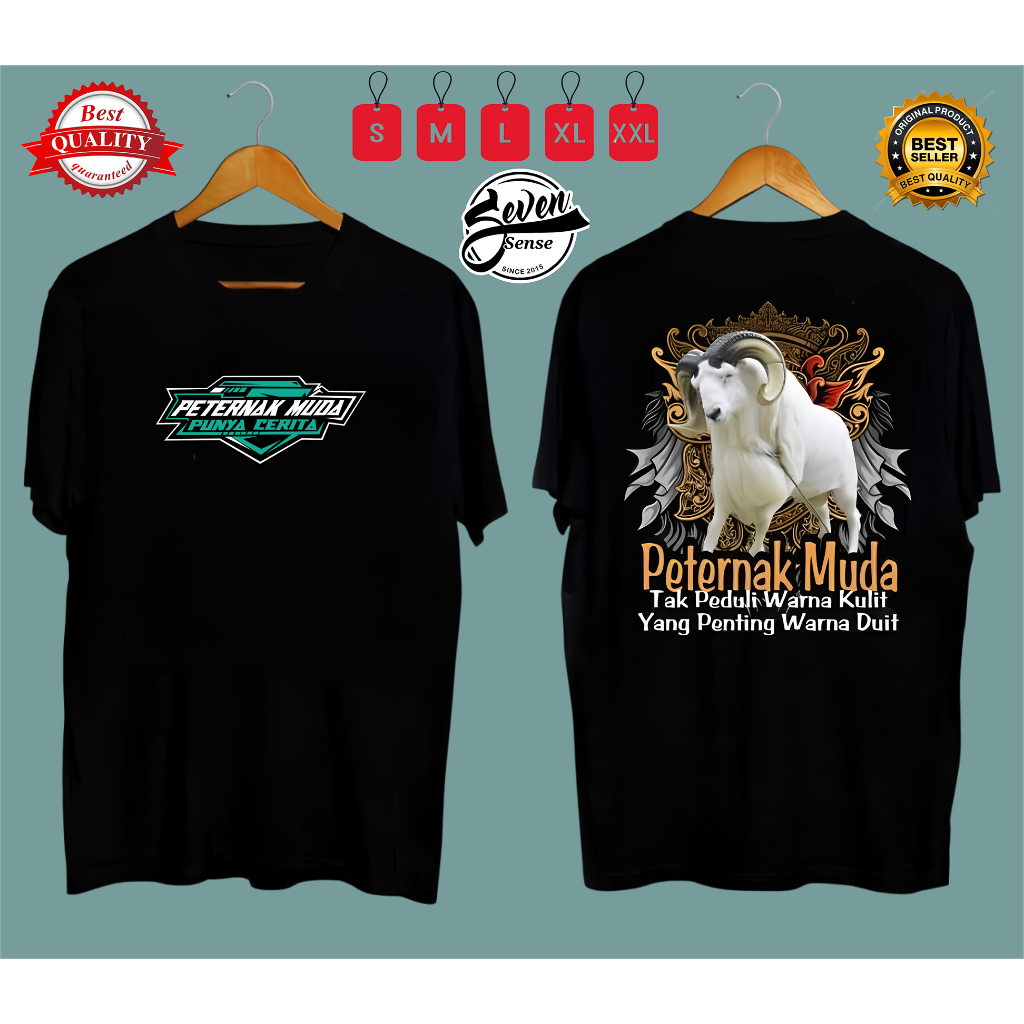 KAOS PETERNAK MUDA MILENIAL PETERNAK DOMBA GARUT BONUS TOPI VARCITY APPAREL