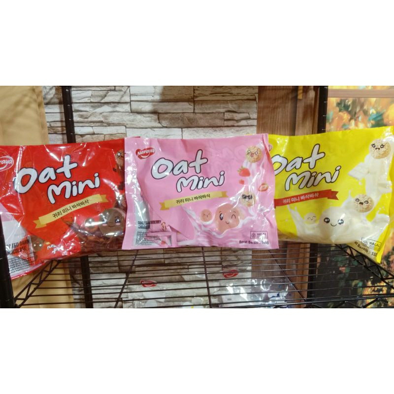 

NARAYA OAT MINI STRAWBERRY/COKELAT CHOCO/WHITE CHOCO (180gram)