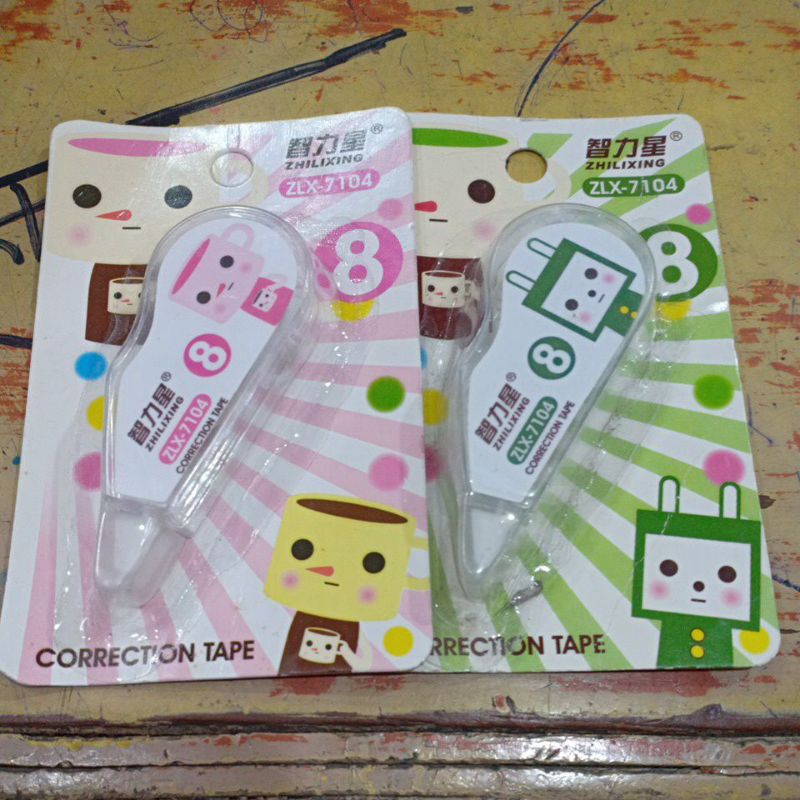 

Correction Tape / Tipe X Kertas Mini Motif Lucu (1Pcs)