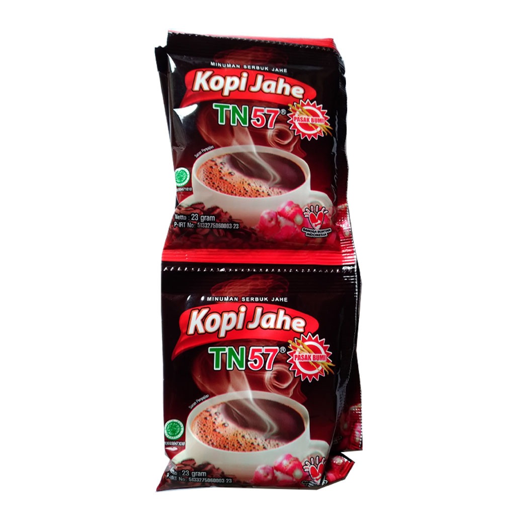 

Kopi Jahe TN57 dengan kayu Secang Psak Bumi - per RENCENG