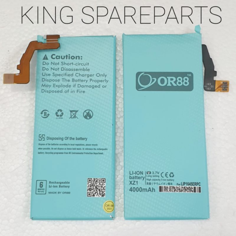 BATERAI BATRE BATTERY SONY XPERIA XZ1 LIP1645ERPC DOUBLE POWER ORIENS