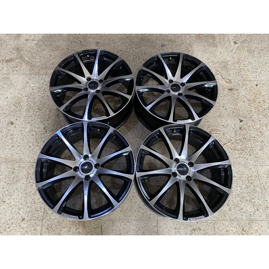 Velg Mobil Bekas Seken Ring 17 Lubang 4 HSR TREFI R17X7 4X100