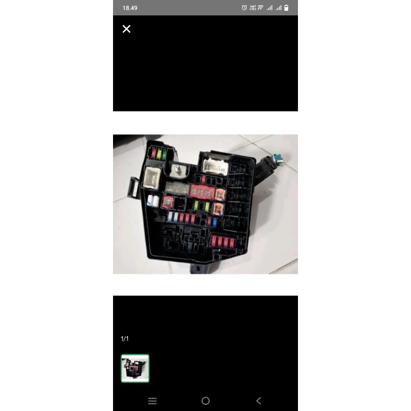 box sekring yaris ori