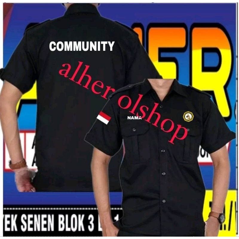 Lengan pendek Kemeja intelkam baju INTELKAM seragam intelkam Pdh INTELKAM pdl INTELKAM baju kerja in