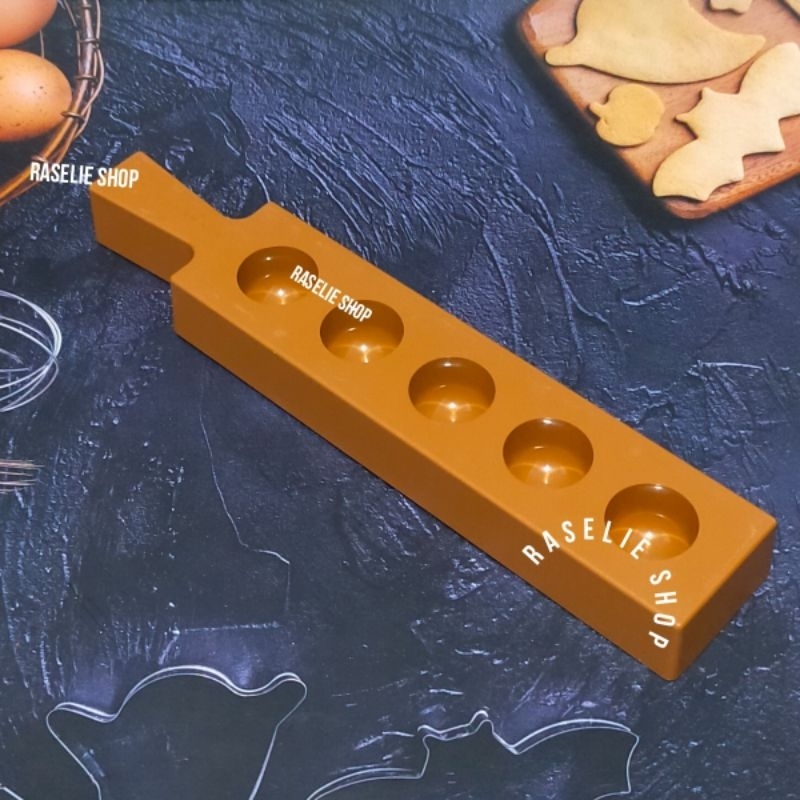 Balok Cetakan Nastar Bulat Cookies Cutter Plastik Tebal Malaysia