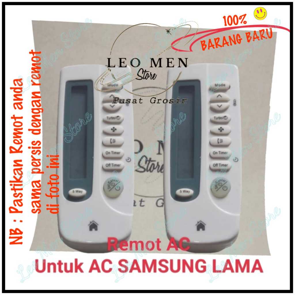 Remot AC Multi~Remot AC Multi SAMSUNG~Untuk AC Merk SAMSUNG~TYPE LAMA