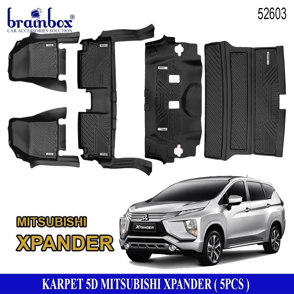 Karpet 5D Mobil Mitsubishi Xpander Alas Kaki Mobil Car Mat