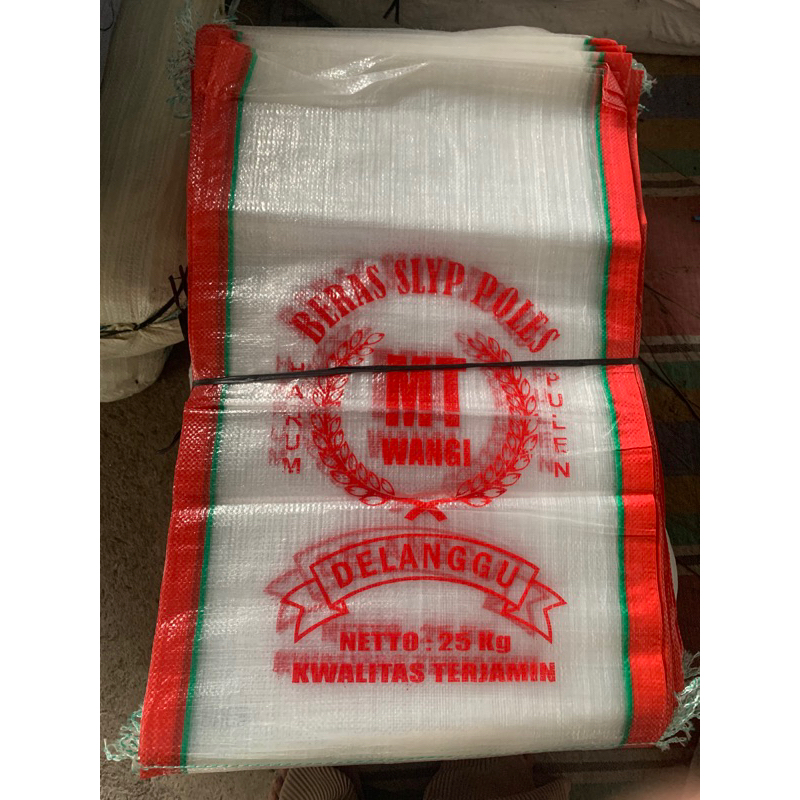 KANTONG BERAS MT WANGI 25 KG WARNA MERAH TEBAL BERKUALITAS MENTIK WANGI