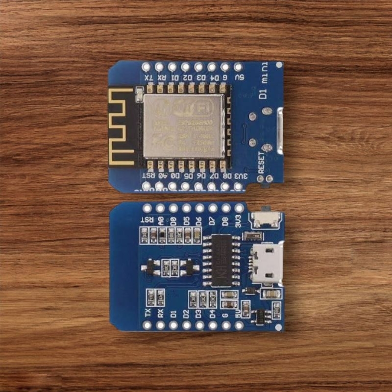 wemos d1 mini esp8266 modul running text motor isi program data