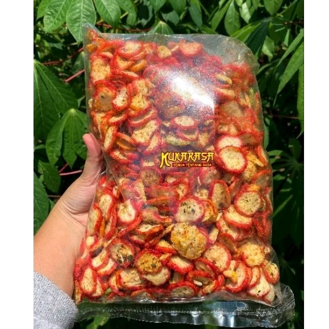 1KG SEBLAK KRUPUK PEDAS DAUN JERUK