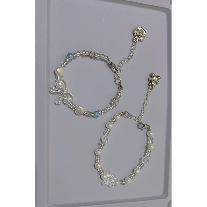 Gelang Manik Mutiara / Beads bracelet Mutiara