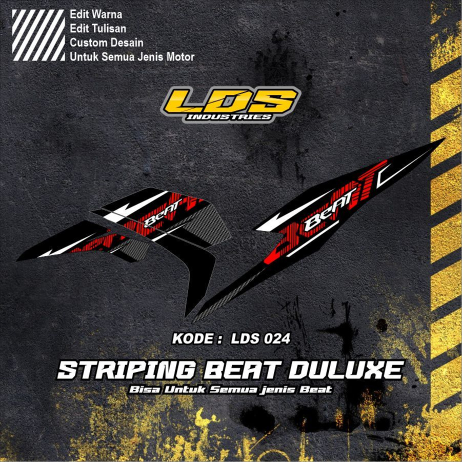 LDS 024 striping beat deluxe hayabusa / striping beat deluxe / striping beat street 2023 variasi / s