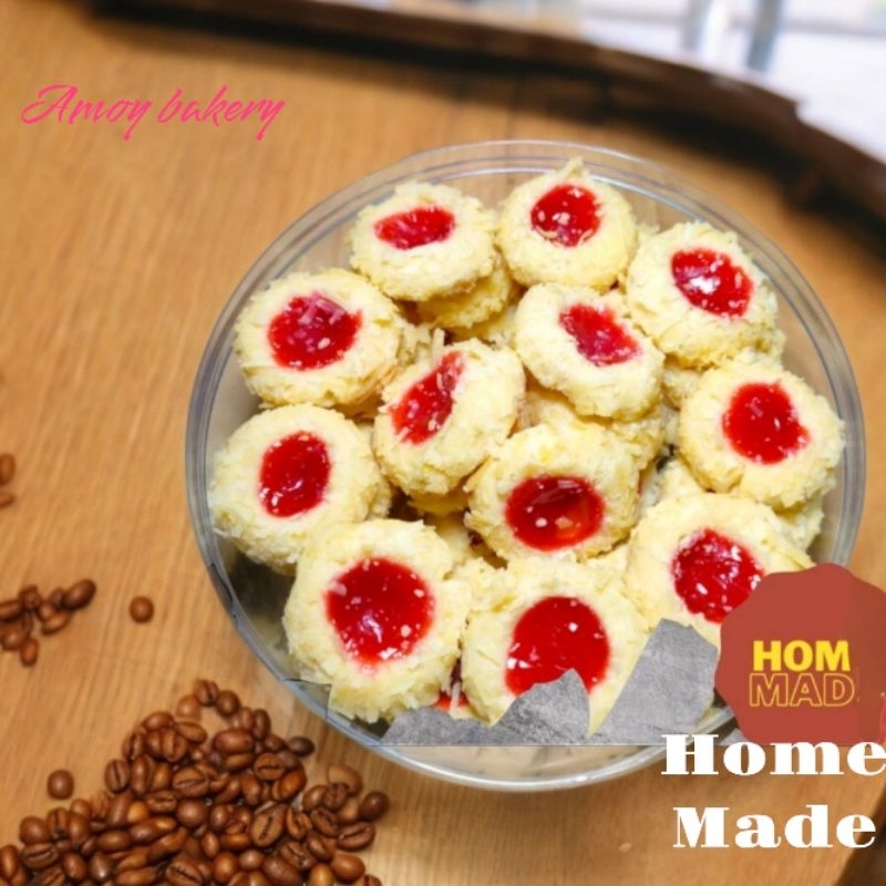 

thumbprint cookies Kue Lebaran Amoy Bakery