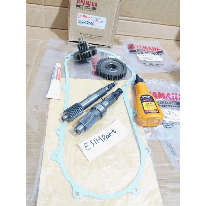 Gigi rasio gardan set 2PH plus oli gardan Yamaha Mio M3 Mio soul GT 125 Fino 125 Mio Z S