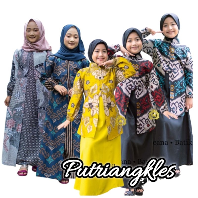 gamis anak terbaru pakaian religi baju santriwati putri fashion muslim
