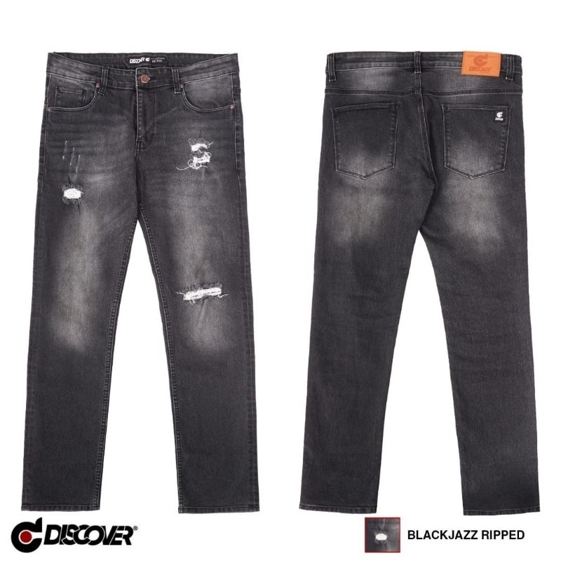 COD ( BAYAR DI TEMPAT ) CELANA RIPPED JEANS  PRIA