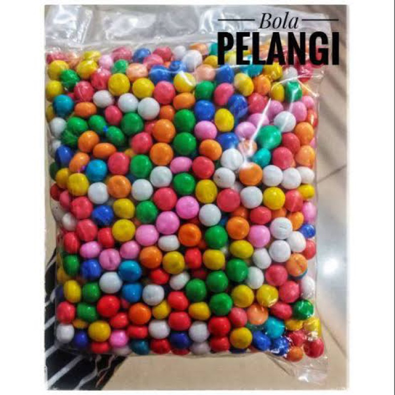 

Coklat Bola Pelangi 500gr
