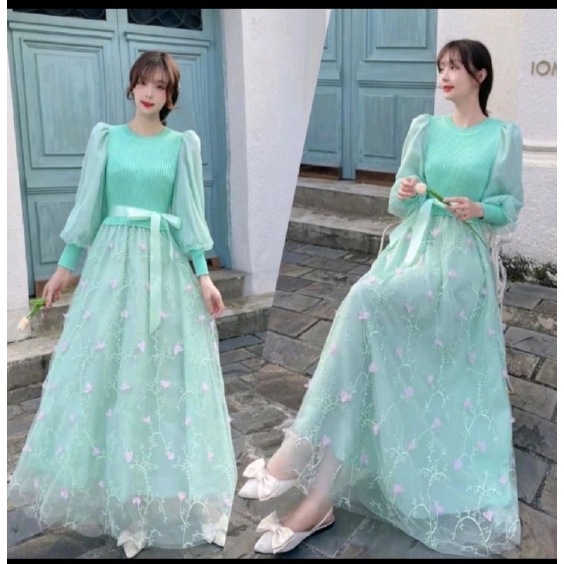 GAMIS IMPORT BRAND RXSephora MAXIBAHAN RAJUT MIX TILE MIX BRUKAT