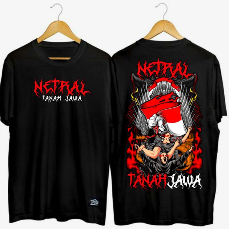 kaos distro netral tanah jawa