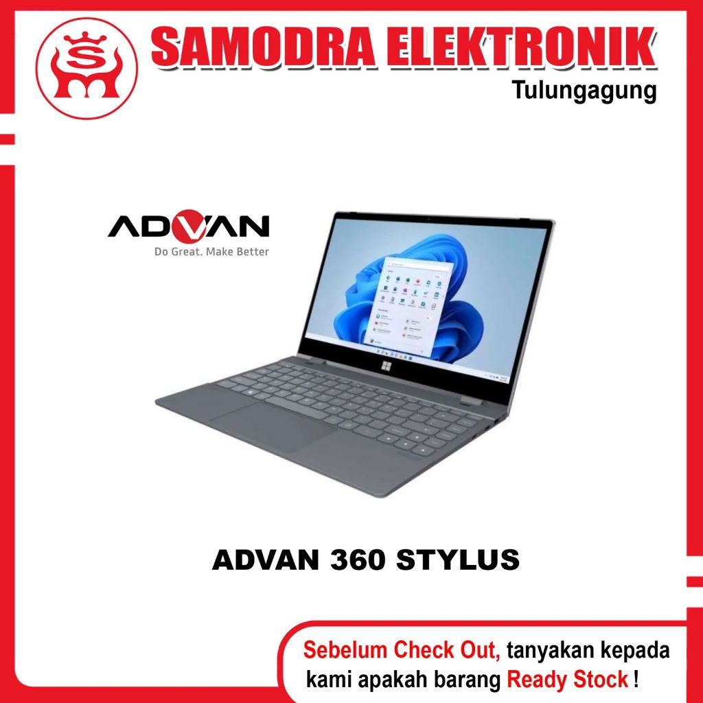Laptop ADVAN 360 Stylus Intel Core i3 -1115G4
