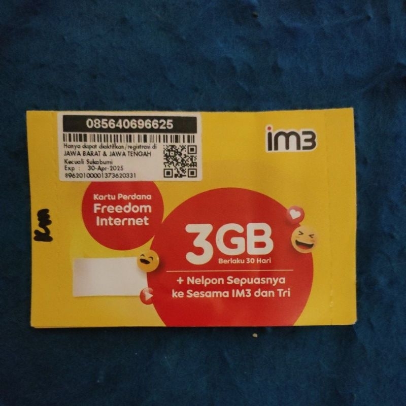 Kartu perdana im3
