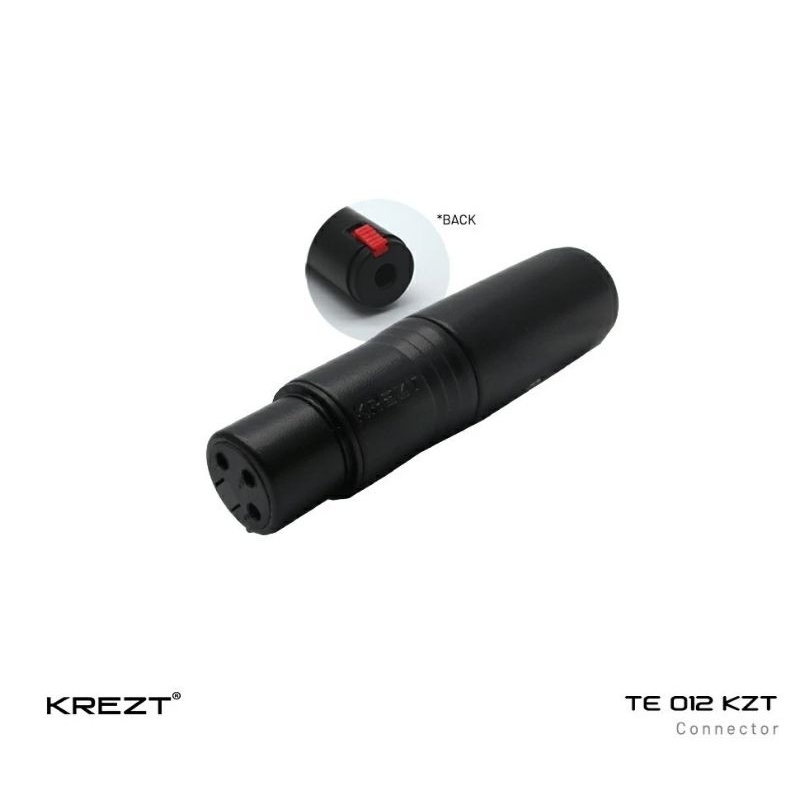 Jack adaptor XLR female to akai 6.5mm Krezt TE 012