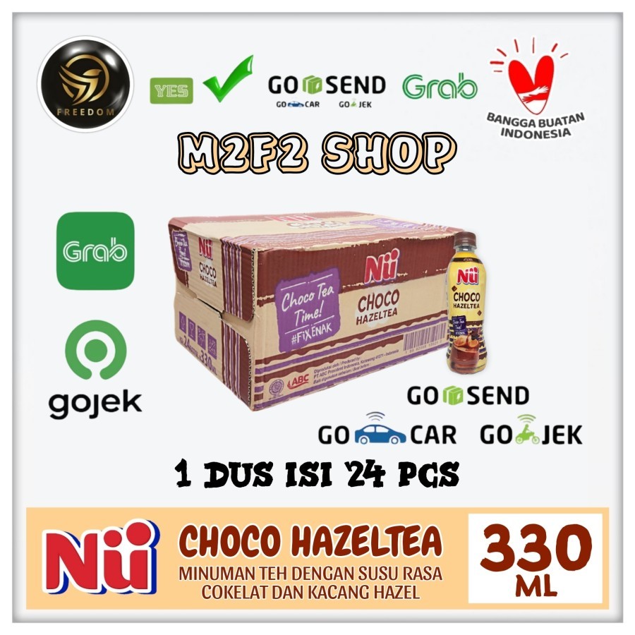 

NU Choco Hazeltea | Teh Susu Rasa Cokelat & Kacang Hazel Botol Pet - 330 ml Kemasan Karton (Khusus Bluebird/Gosend/Grab)