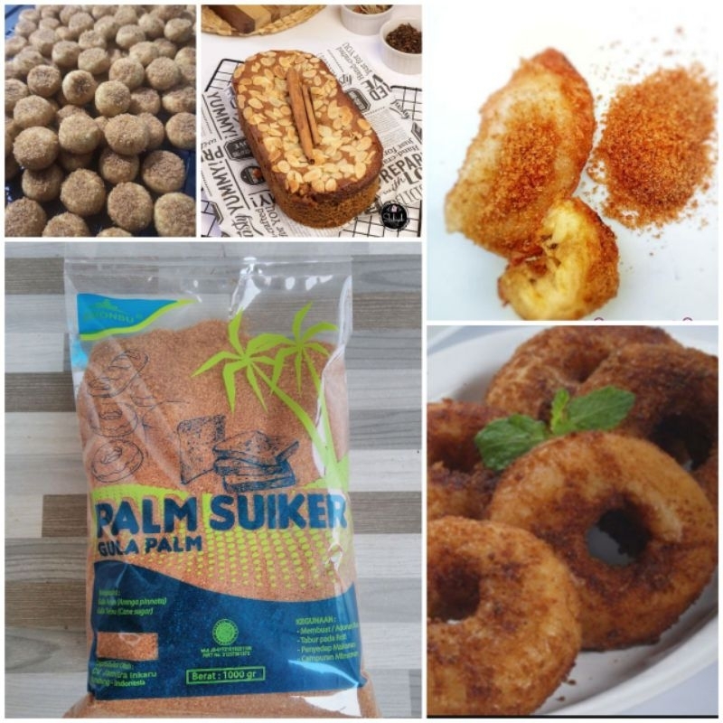 

Brown Sugar Gula Palem Palm Suiker 1kg GuLa Aren Kering Bronsu Good Quality