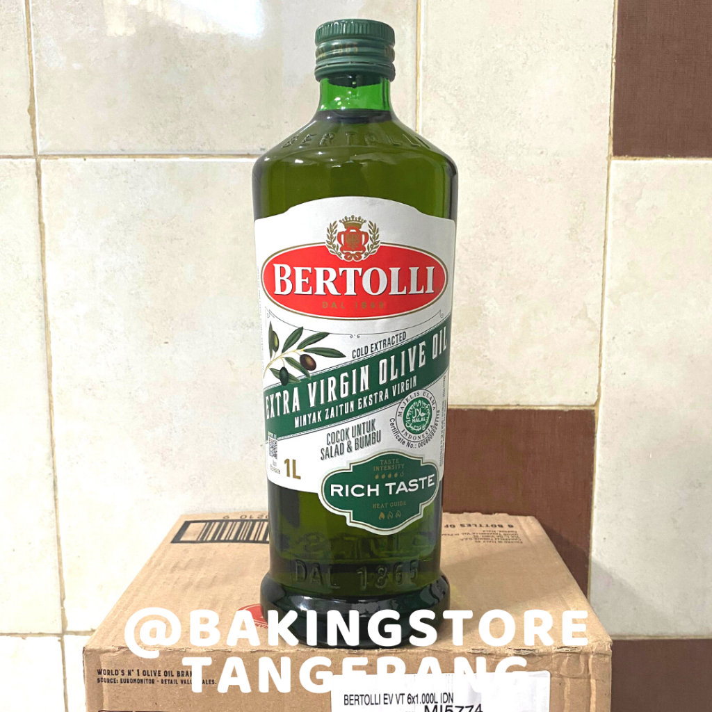 

Bertolli Olive Oil Extra Virgin - Minyak Zaitun 1 Liter