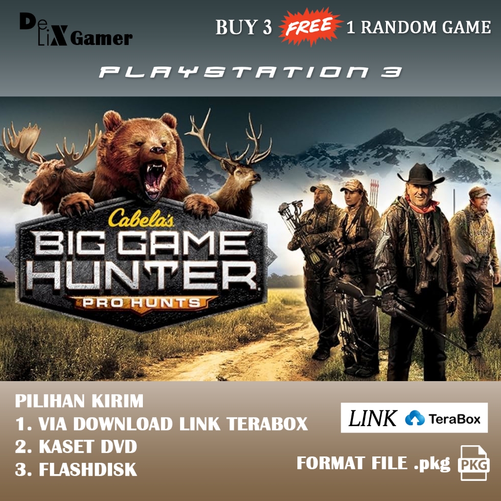 Cabelas Big Game Hunter Pro PS3 PS 3 Playstation 3 PKG