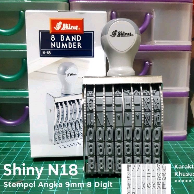 

mg Stempel Manual Angka 8 Dit 7mm 9mm Shiny N28 N18 / N-18 N-28