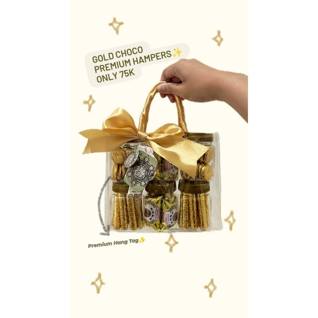 

GOLD CHOCO HAMPERS PREMIUM - Hampers & Gift by @elversion_