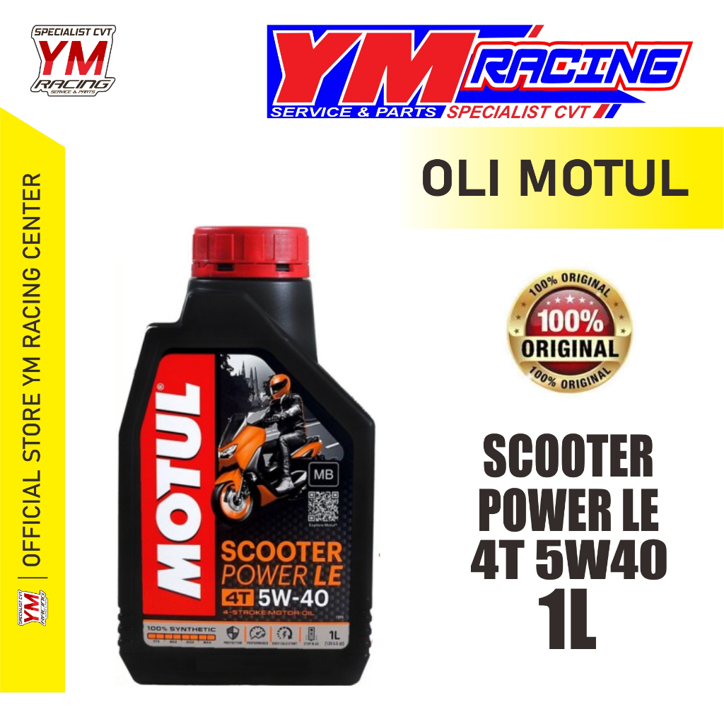 OLI MOTUL SCOOTER POWER LE 5W40 1L / MOTUL SCOOTER POWER LE 5W40 4T 1 L | MOTUL OIL SCOOTER POWER LE