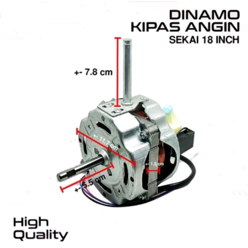 DInamo kipas angin Sekai 18inch 3 in 1