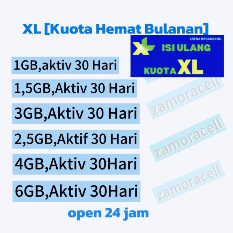 Paket Data XL 40GB 30hr