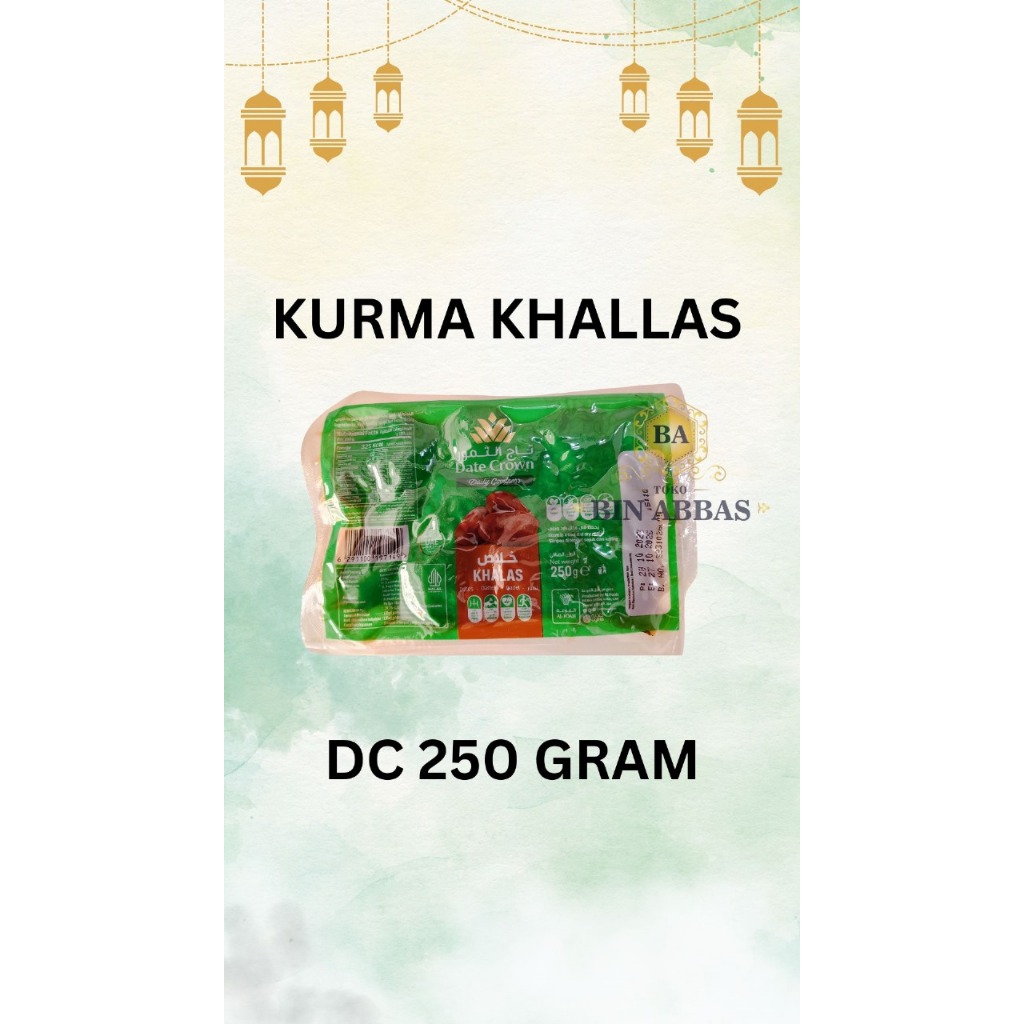 

KURMA KHALLAS DC 250 GRAM
