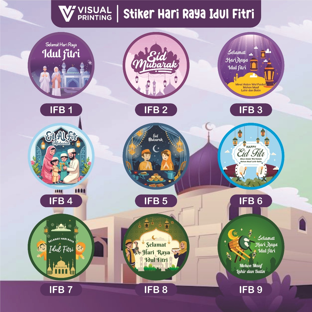 

Stiker Idul Fitri Bulat Tinggal Klupas (Isi 30pcs)