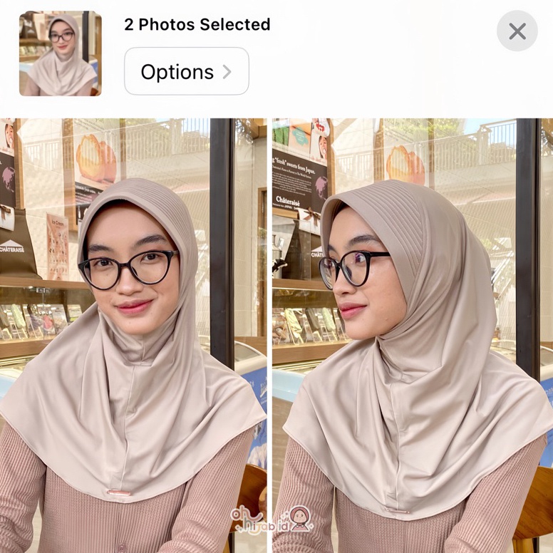 Telah Hadir OHHIJAB  Bergo jersey Size M  Bergo pet lebar tebal  Bergo sekolah  Bergo seharihari