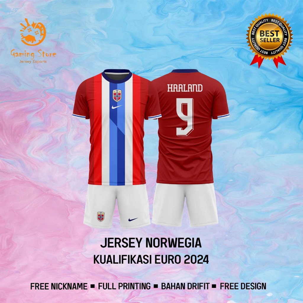 Jersey Norwegia kualifikasi EURO 2024
