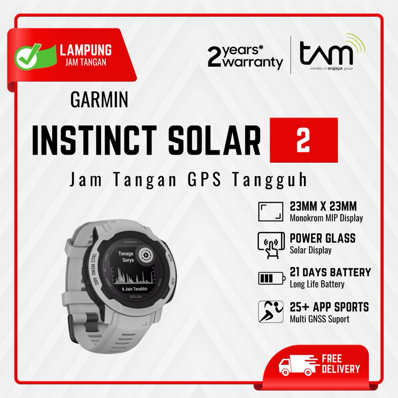 Garmin Instinct 2 Solar - Mist Gray