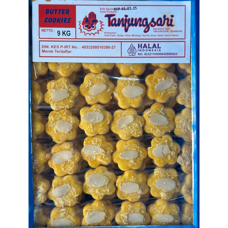 

COOKIES ALMOND CHEESE 500gr (MERK TANJUNG SARI)