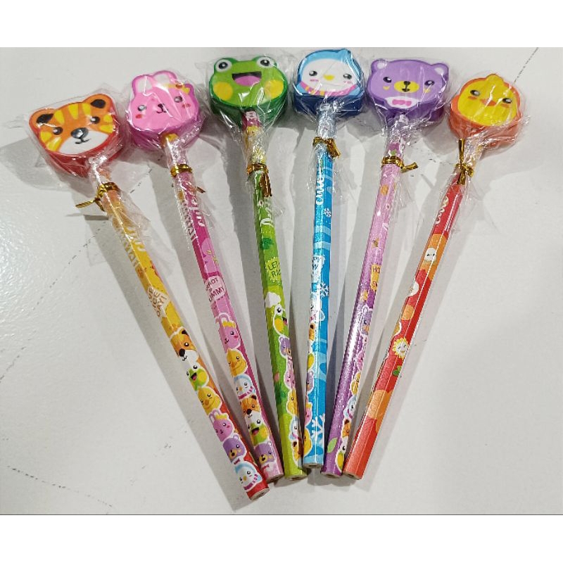 

BIG PENSIL KARAKTER 2B PLUS PENGHAPUS ANIMAL CUTE